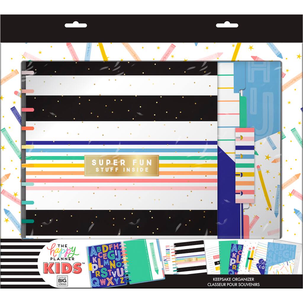 The Happy Planner Kids Stripes Keepsake Organizer Kit Back To School Michaels